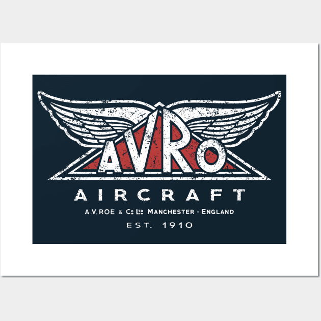 Avro Aircraft Logo Wall Art by 909 Apparel